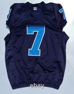 Wow Sam Howell A Signé Auto Blue XL Football Jersey Jsa Coa Unc Tar Talons